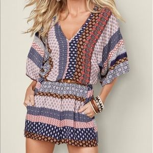 NWOT boho romper..